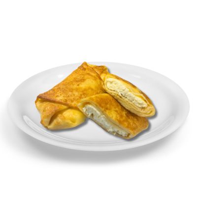 Pancakes with cottage cheese filling, frozen, Food haus, 30 pcs x 140 g, 4.2 kg
